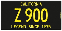Z900us US License Plate Z 900